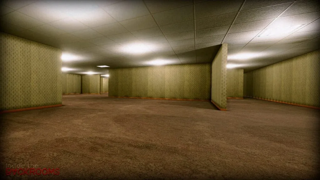 Backrooms Level 0 yellow halls — liminal space gameplay preview